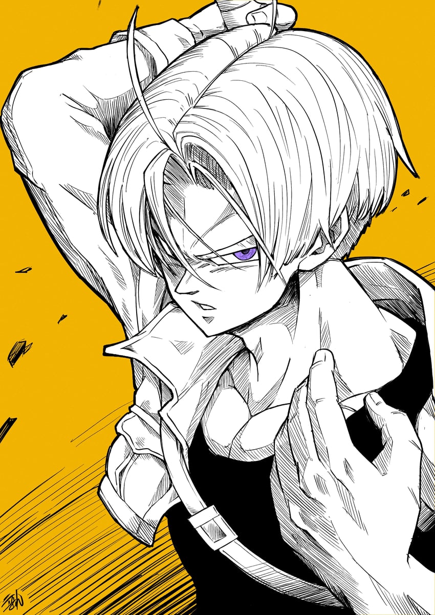 trunks (dragon ball and 1 more) drawn by liedein