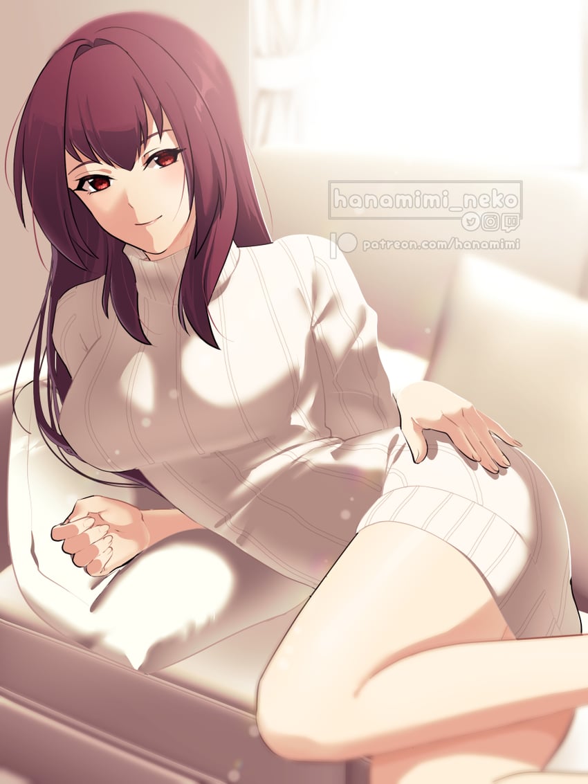scathach (fate and 1 more) drawn by naomi_gumbs_(hanamimi)