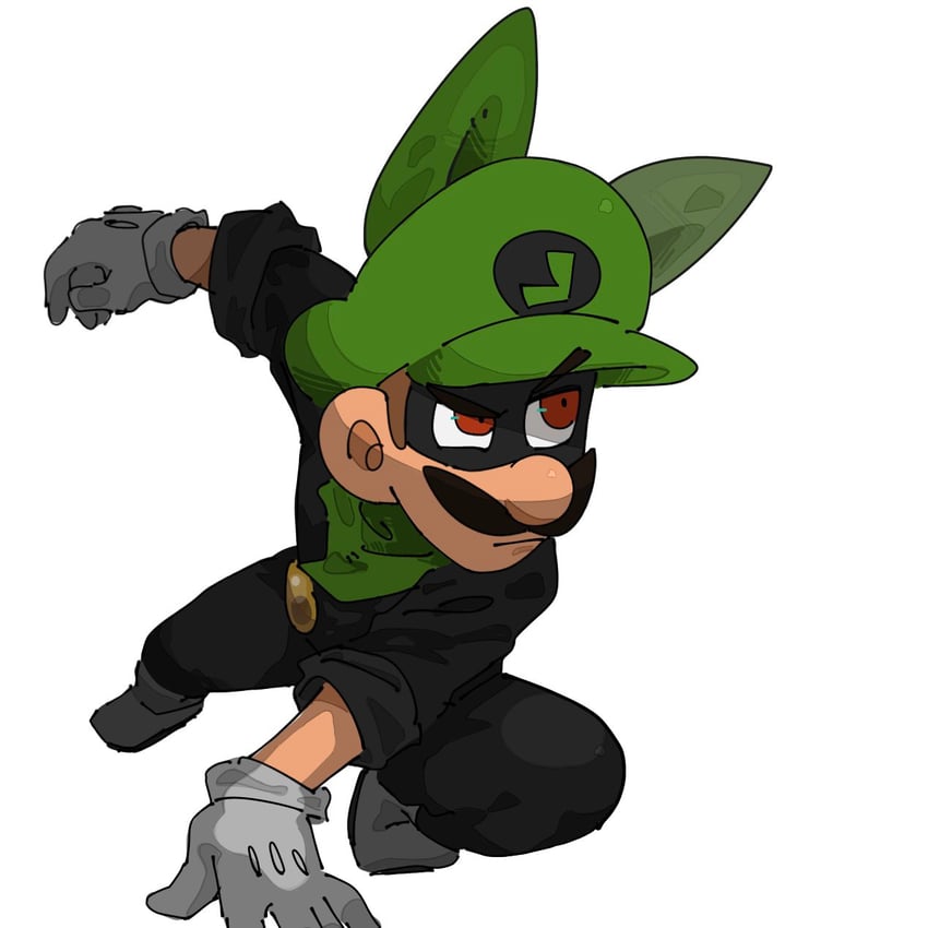 luigi and mr. l (mario and 2 more) drawn by mimimi_(mimimim9999)