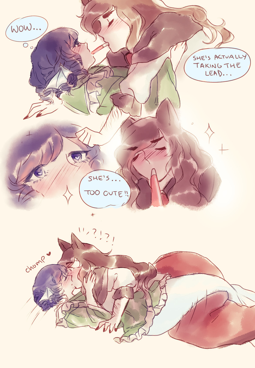 imaizumi kagerou and wakasagihime (touhou) drawn by orz_(kagewaka)