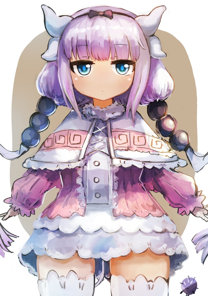 kanna kamui (kobayashi-san chi no maidragon) drawn by hatano_kiyoshi
