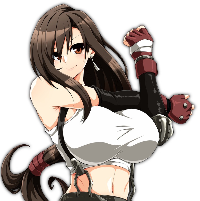tifa lockhart (final fantasy and 1 more) drawn by kouzuki_(shangorilla)