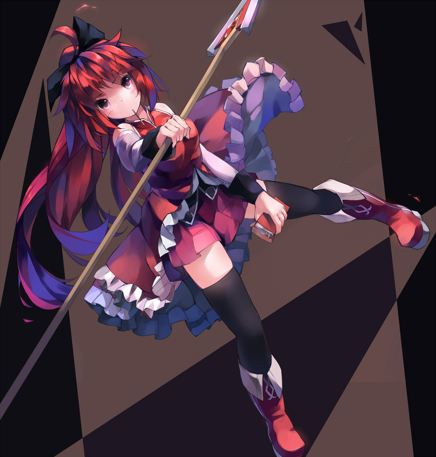 sakura kyoko (mahou shoujo madoka magica) drawn by huanxiang_huifeng