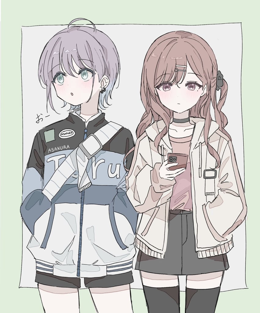 higuchi madoka and asakura toru (idolmaster and 1 more) drawn by lisedraw