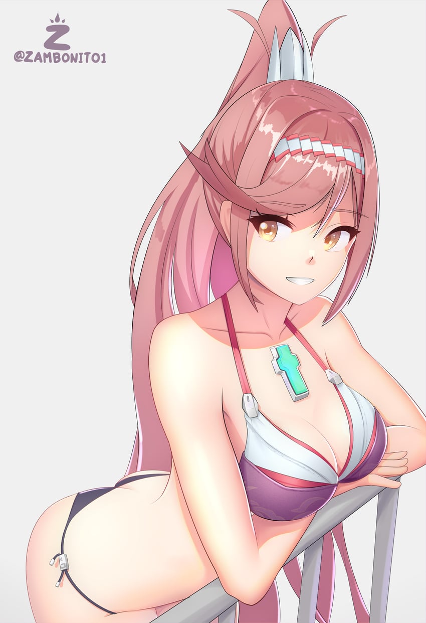 glimmer (xenoblade chronicles and 2 more) drawn by zambonito
