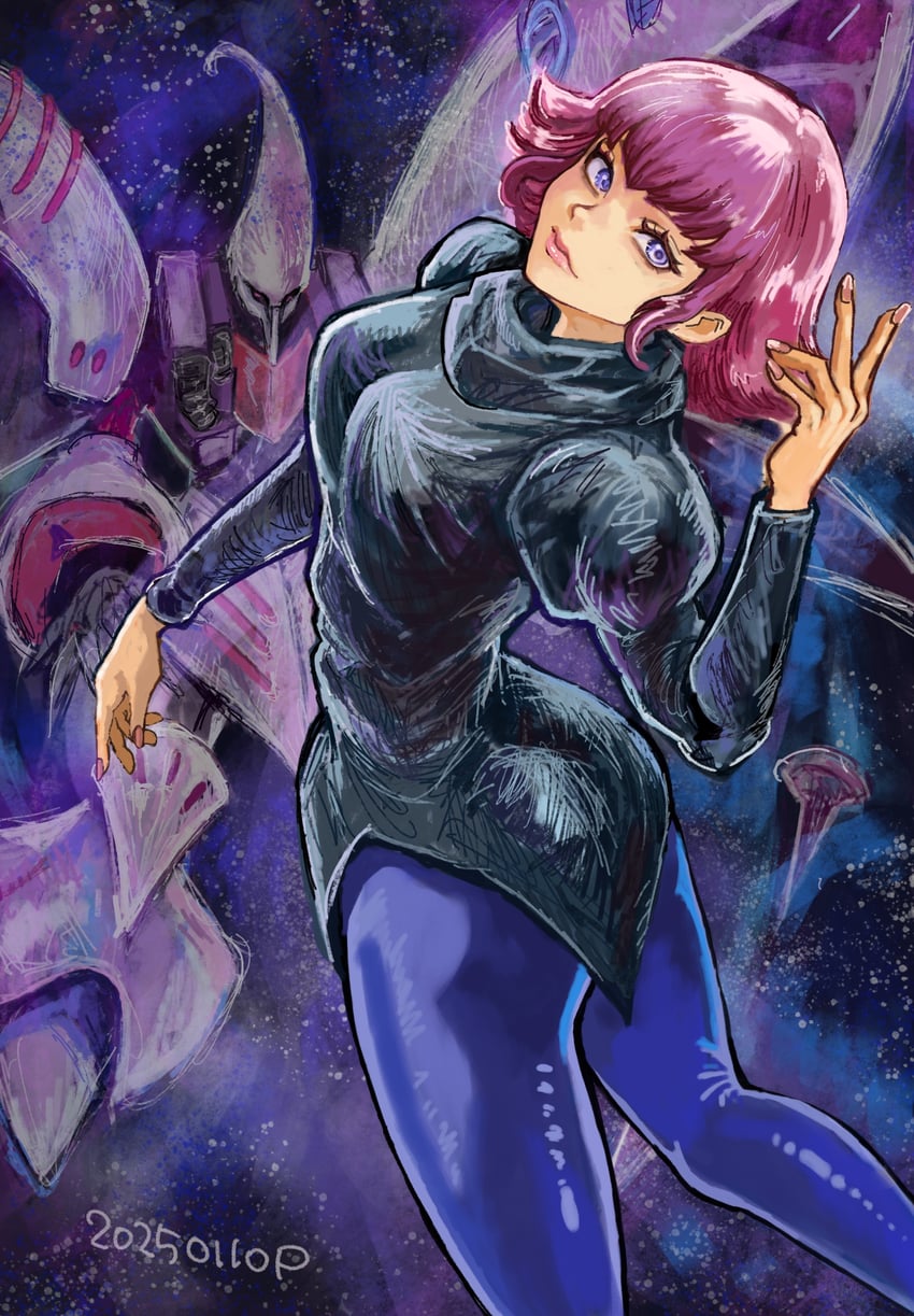 haman karn and qubeley (gundam and 1 more) drawn by okrdisk2000
