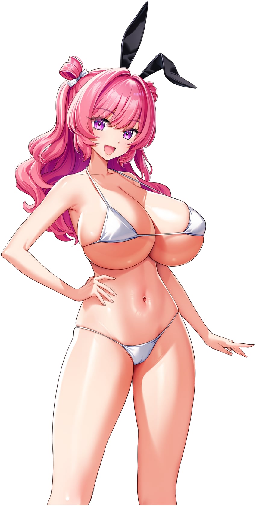 chichino kaori (motto! haramase! honoo no oppai isekai oppai bunny gakuen!) drawn by derauea