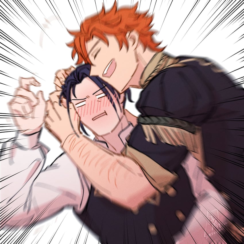 sylvain jose gautier and felix hugo fraldarius (fire emblem and 1 more) drawn by satodee