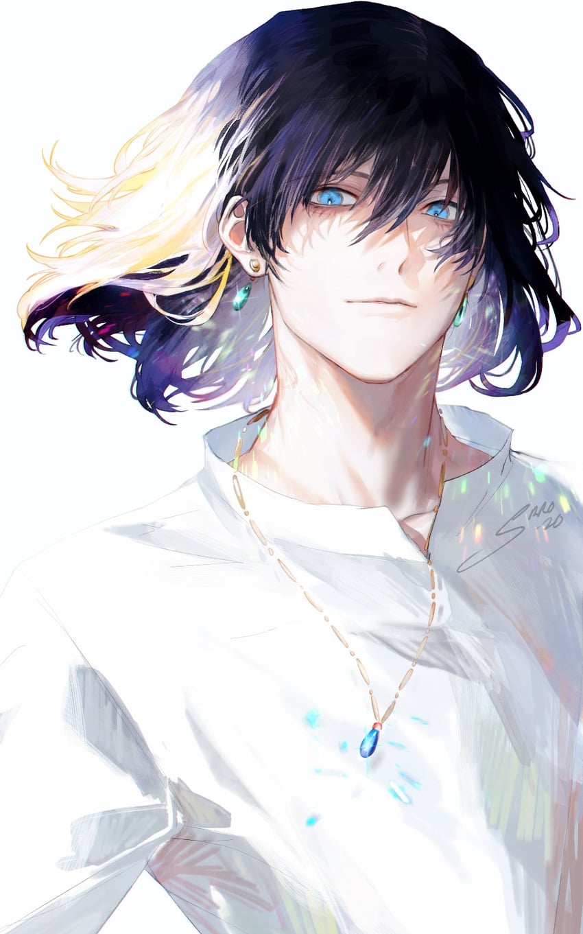 howl pendragon (howl no ugoku shiro) drawn by srro_yo