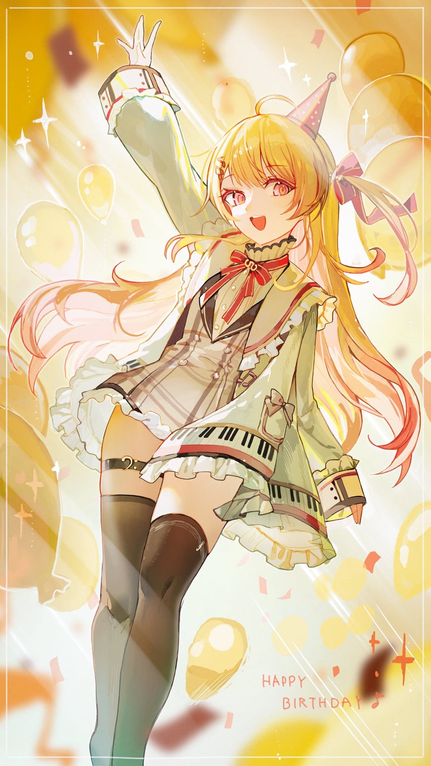 otonose kanade (hololive and 1 more) drawn by happyongdal