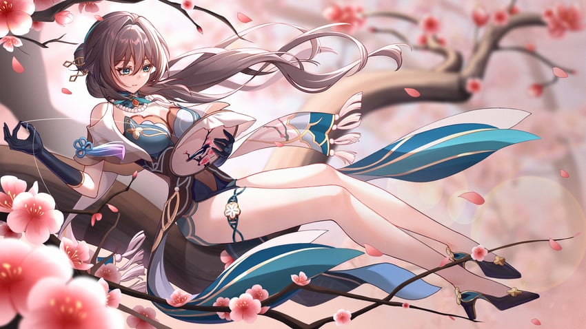 ruan mei (honkai and 1 more) drawn by yuki_xiao