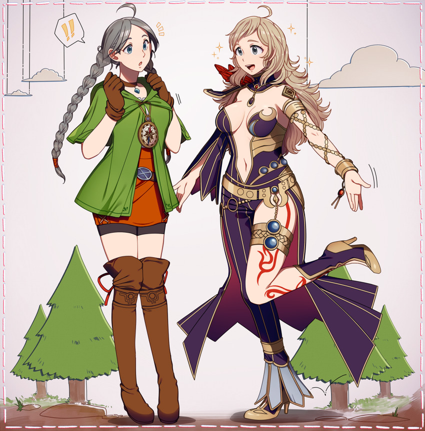 nina, ophelia, linkle, and cia (fire emblem and 3 more) drawn by hiomaika