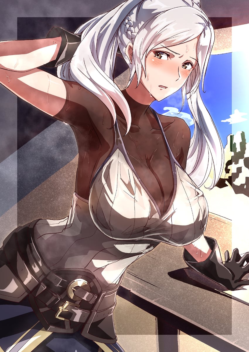 female robin (fire emblem and 1 more) drawn by to_(tototo_tk)