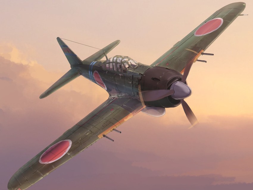 fairy and type 0 fighter model 52 fairy (kantai collection) drawn by isegawa_yasutaka