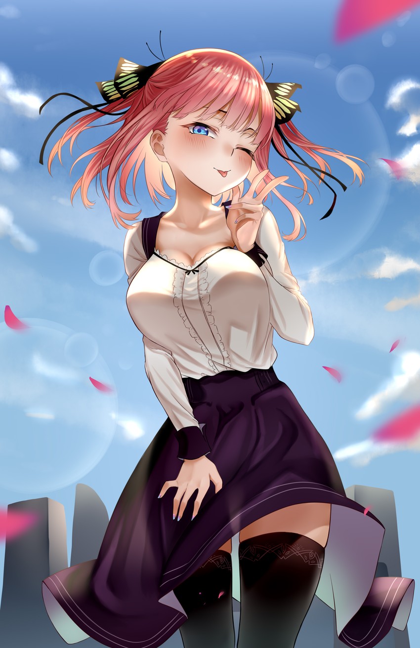nakano nino (go-toubun no hanayome) drawn by zasshu