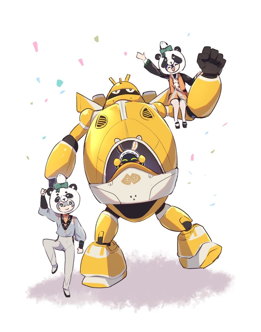 eous, belle, and wise (zenless zone zero) drawn by ofuton_tamago