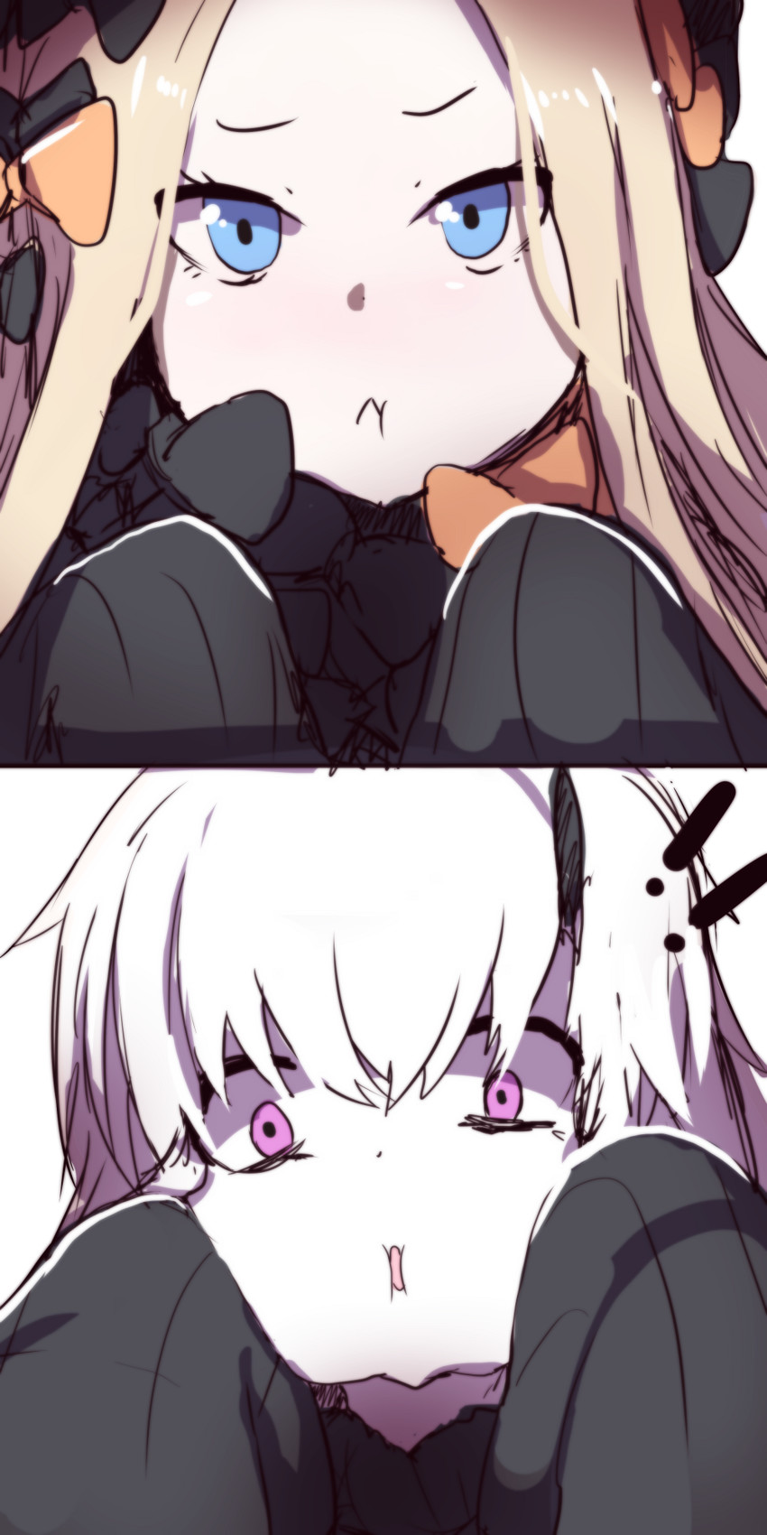 abigail williams and lavinia whateley (fate and 1 more) drawn by wada_kazu