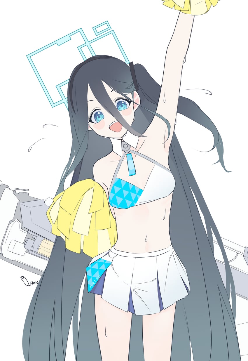 aris (blue archive) drawn by tachibana_shiori_(suica_112)