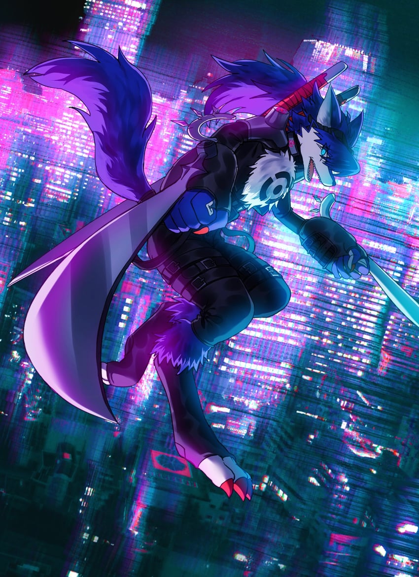 shutmon (digimon and 1 more) drawn by ulen_(asin)