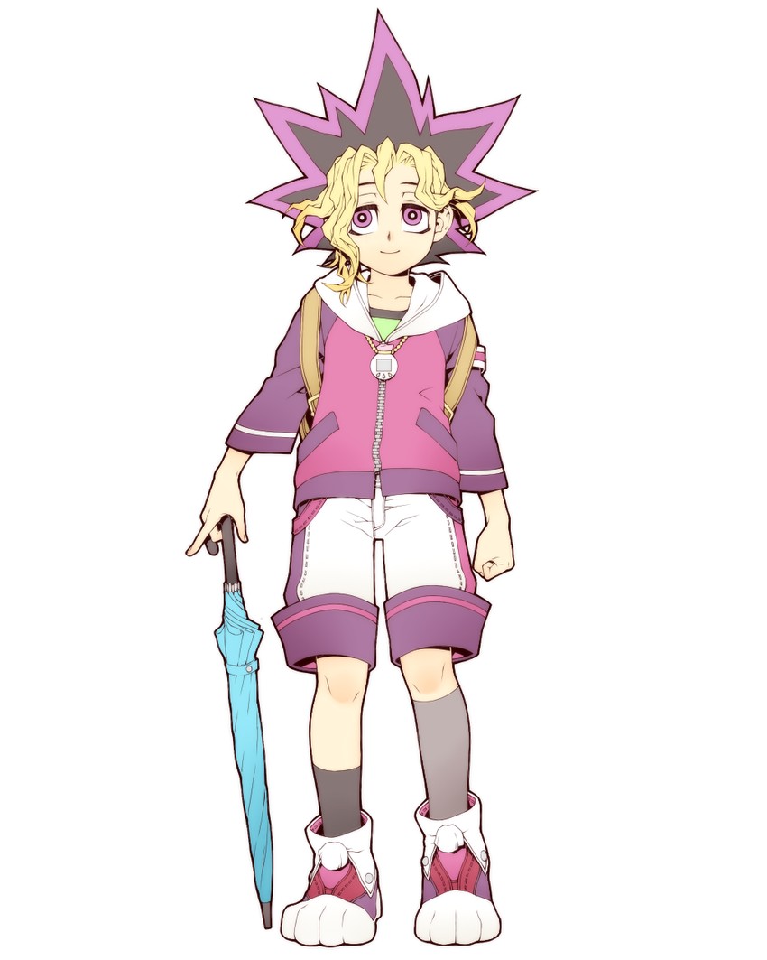 muto yugi (yu-gi-oh! and 1 more) drawn by chesha