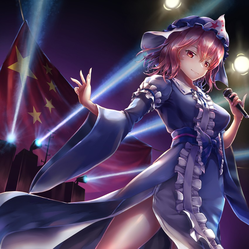 saigyouji yuyuko and vivian (touhou and 1 more) drawn by yatsukahagi