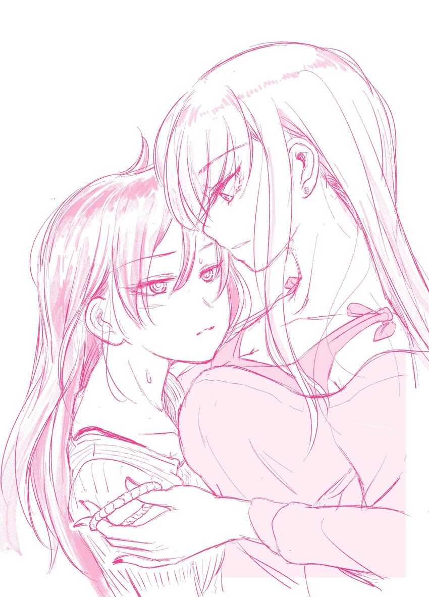 kuroki tomoko and katou asuka (watashi ga motenai no wa dou kangaetemo omaera ga warui!) drawn by ueshi_poru