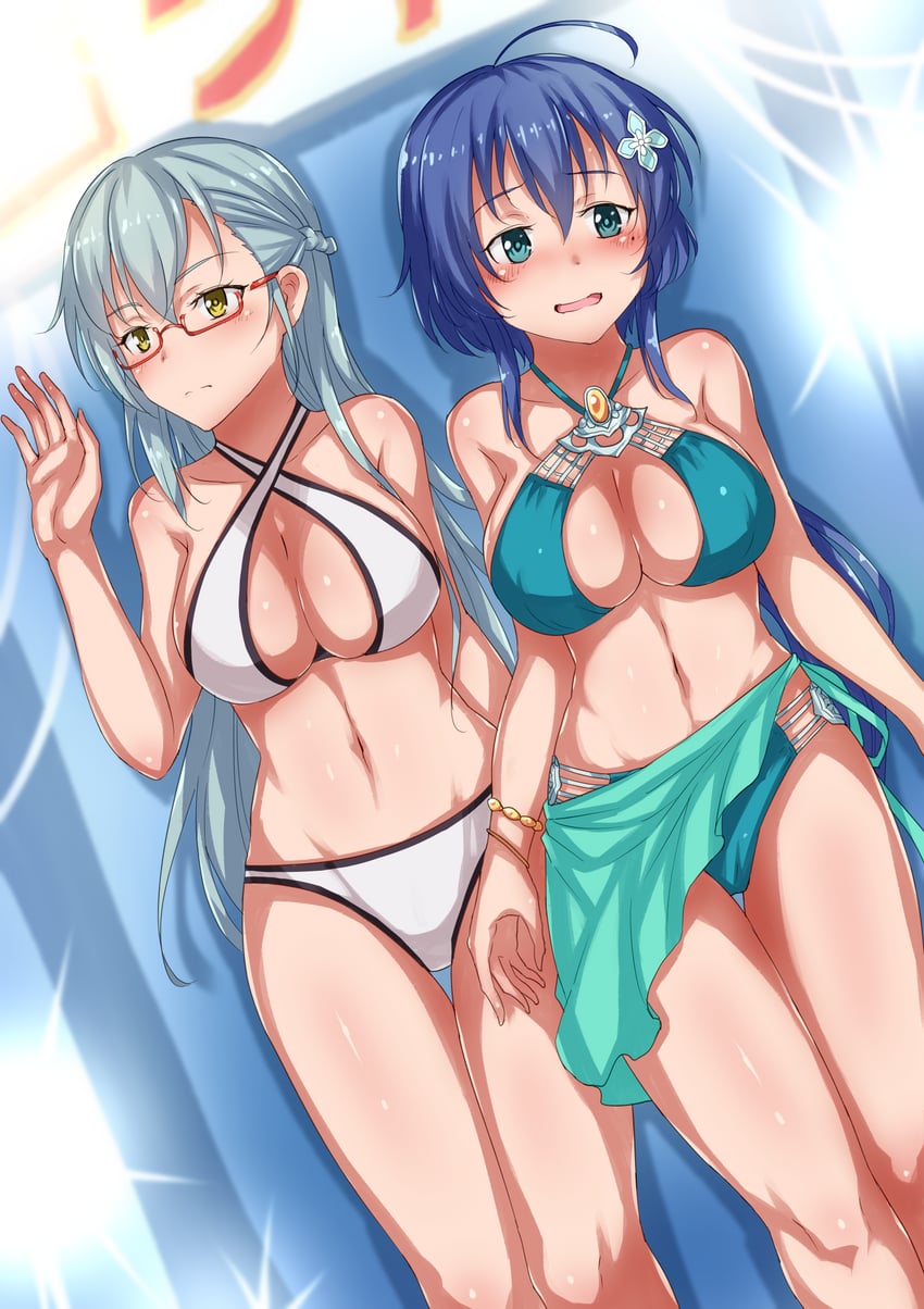 setouchi chie and kitora mirja (toji no miko) drawn by red_cornea_blue