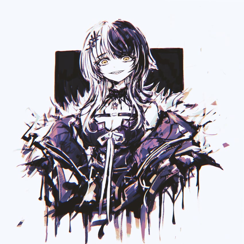 shiori novella (hololive and 1 more) drawn by merpperoni