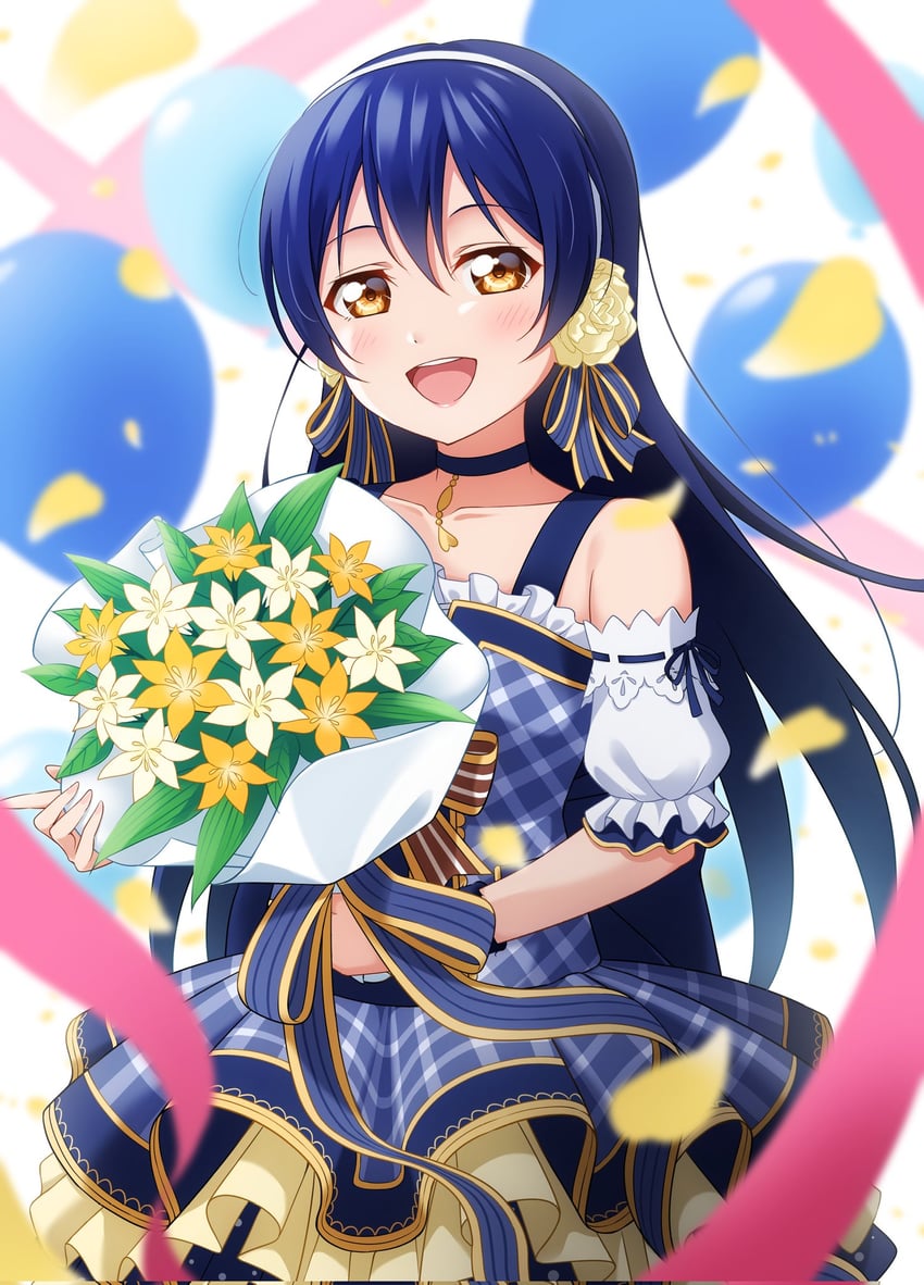 sonoda umi (love live! and 2 more) drawn by haruharo_(haruharo_7315)