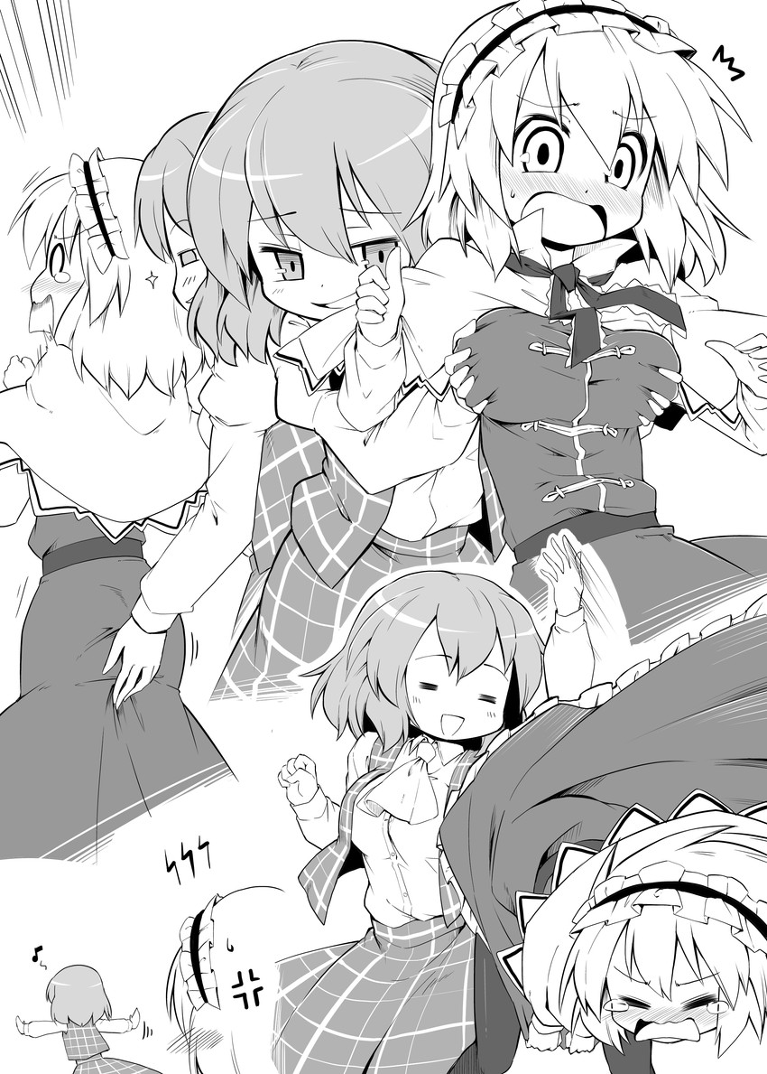 alice margatroid and kazami yuuka (touhou) drawn by futa_(nabezoko)
