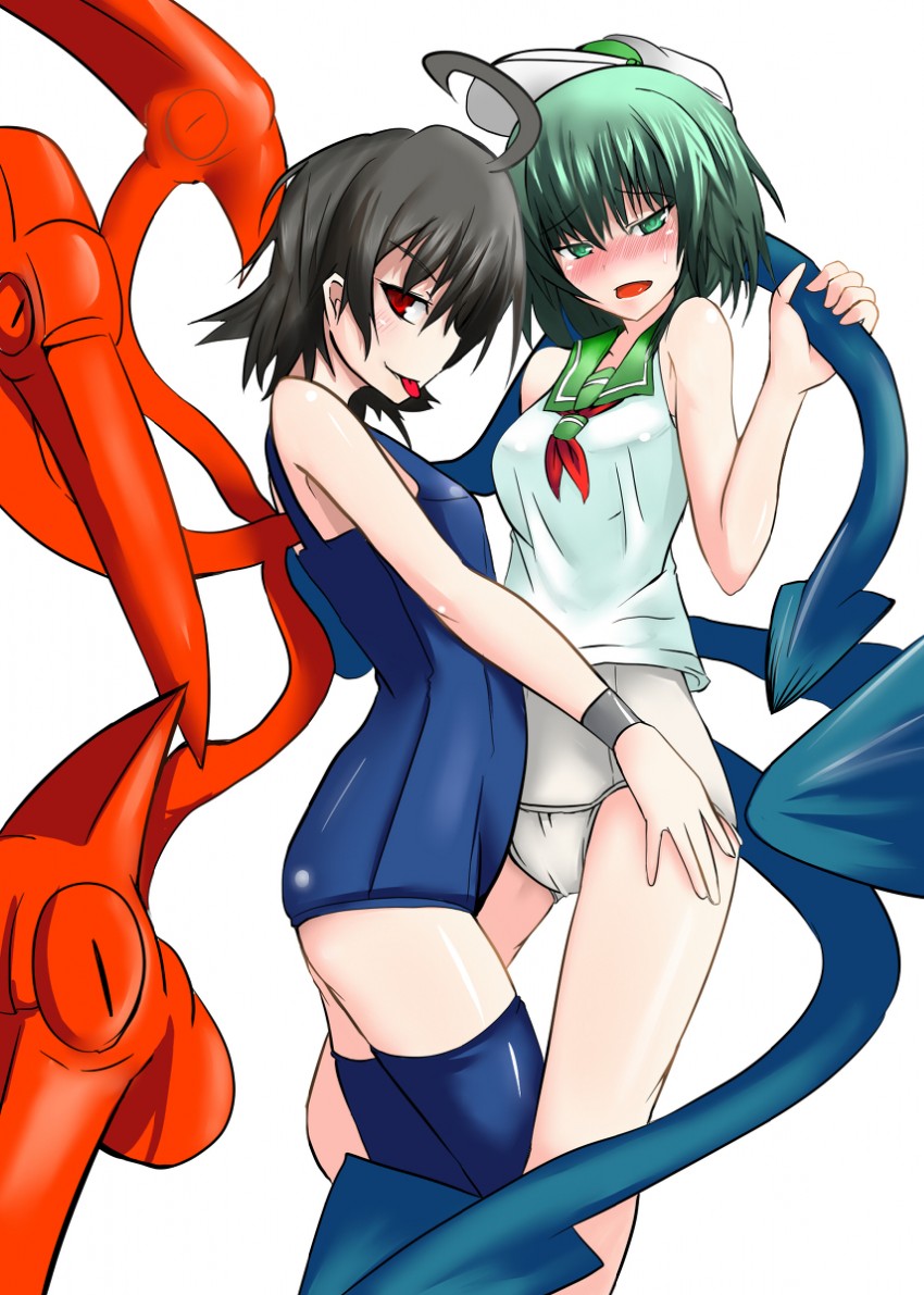 houjuu nue and murasa minamitsu (touhou) drawn by ku-ba