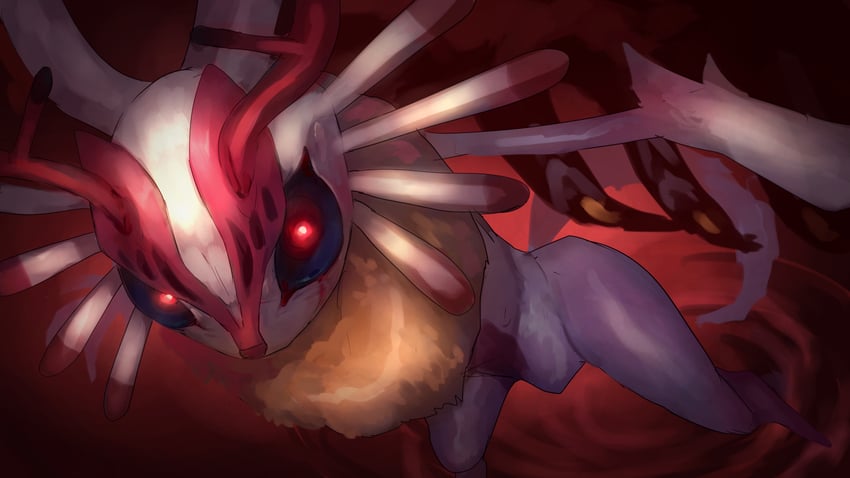 fecto elfilis and chaos elfilis (kirby and 1 more) drawn by shiburingaru