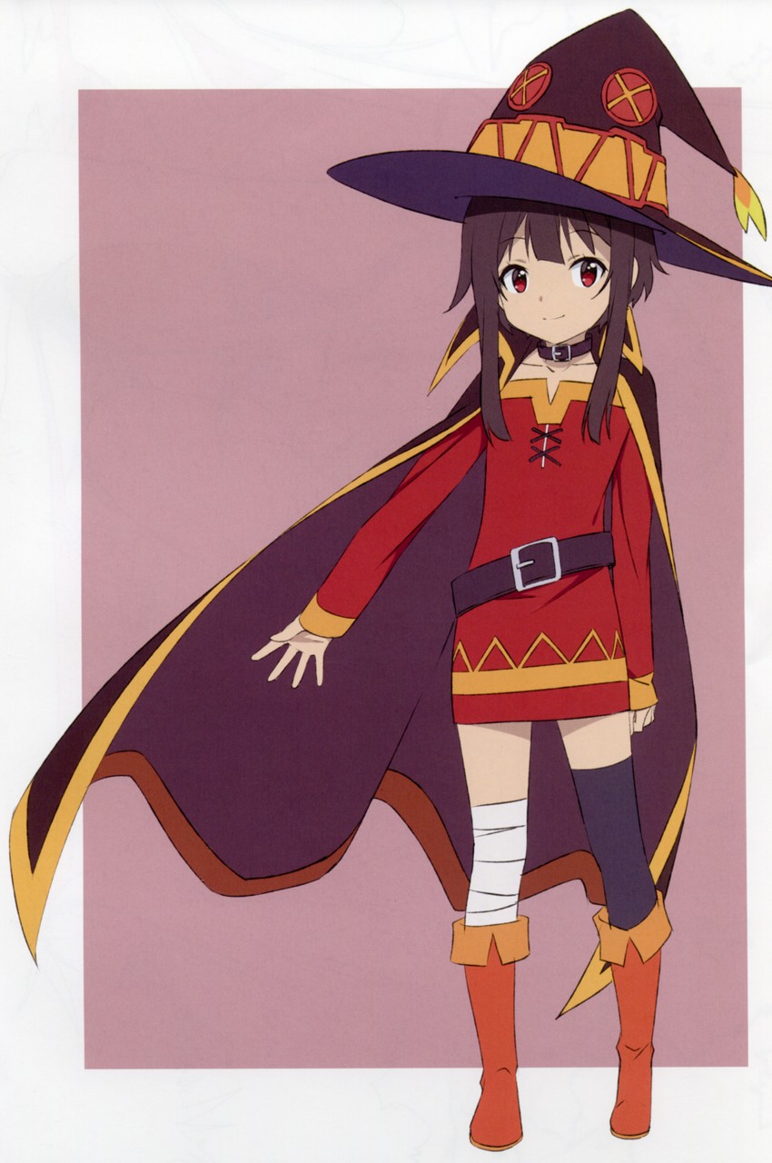 megumin (kono subarashii sekai ni shukufuku wo!) drawn by yamamoto_shuuhei