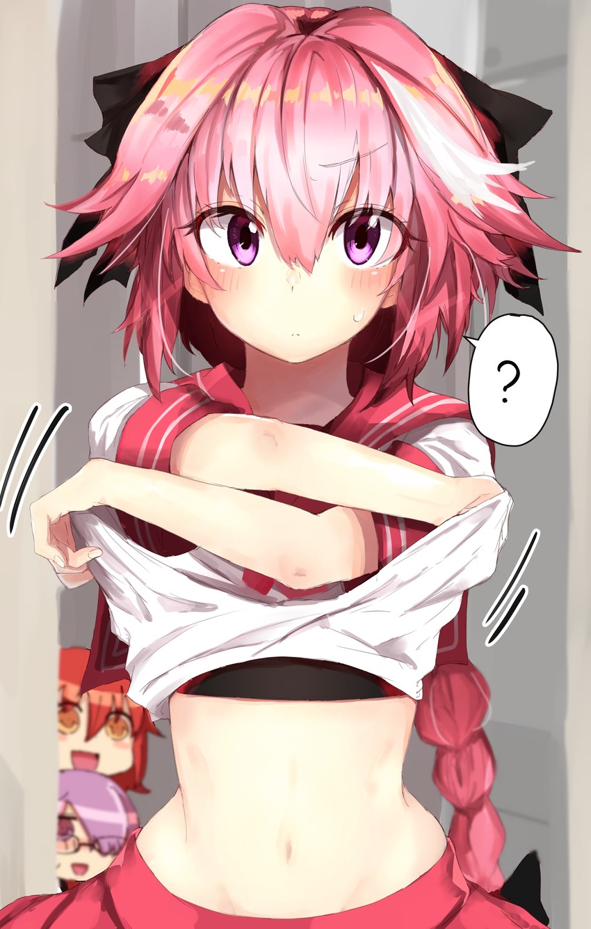 mash kyrielight, fujimaru ritsuka, and astolfo (fate and 2 more) drawn by ranf