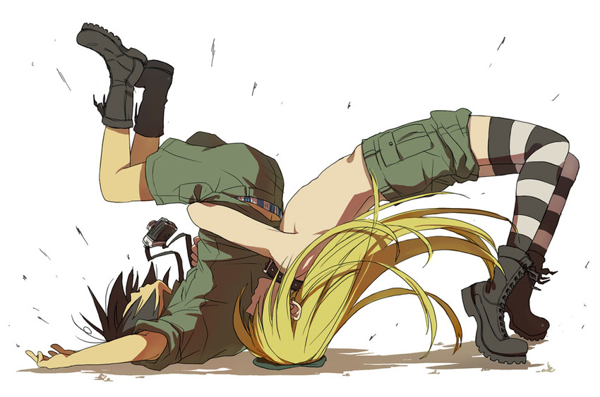 tim lawrence and hikaru minami (dien bien phu) drawn by ha.skr_(hasukara)