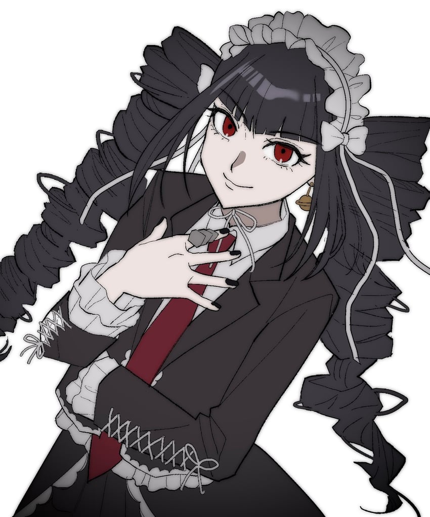 celestia ludenberg (danganronpa and 1 more) drawn by shiganai_man