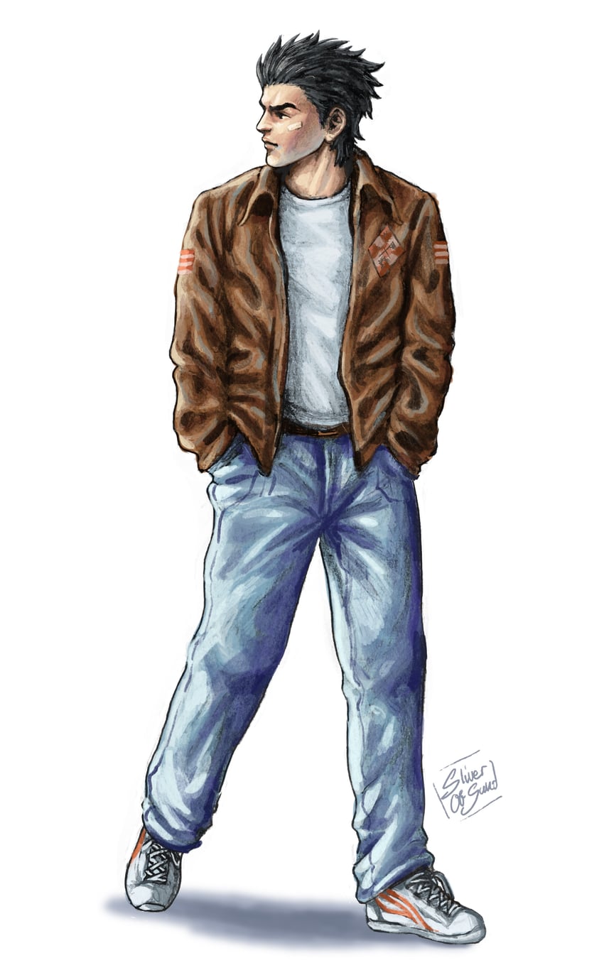 hazuki ryou (shenmue and 1 more) drawn by sliverofsand