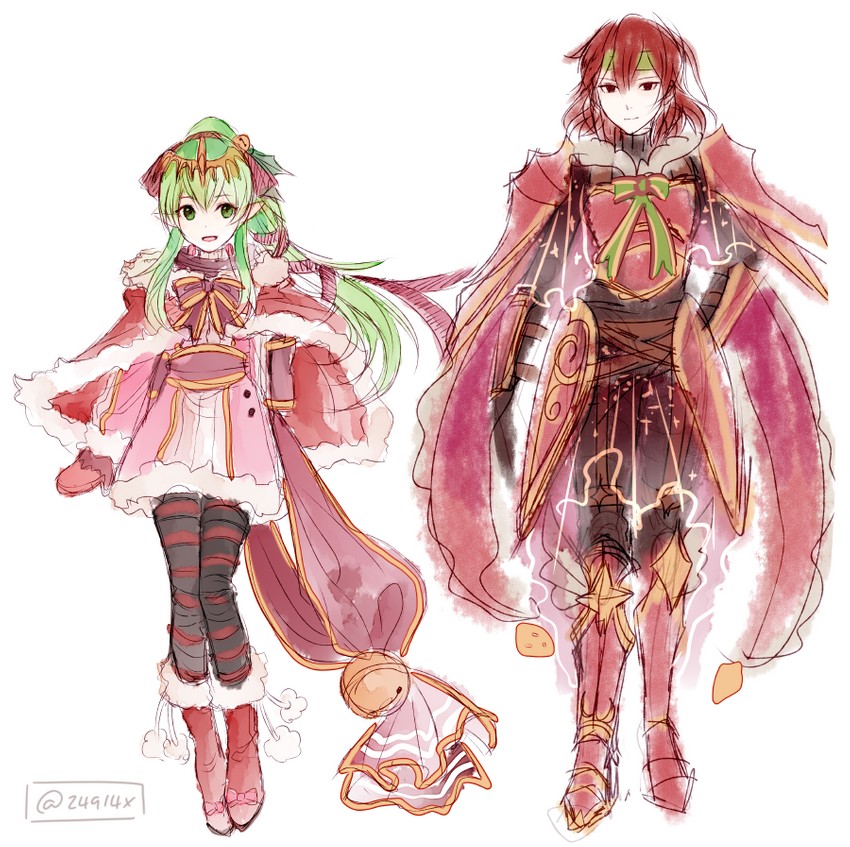 tiki and minerva (fire emblem and 2 more) drawn by xin_(24914)