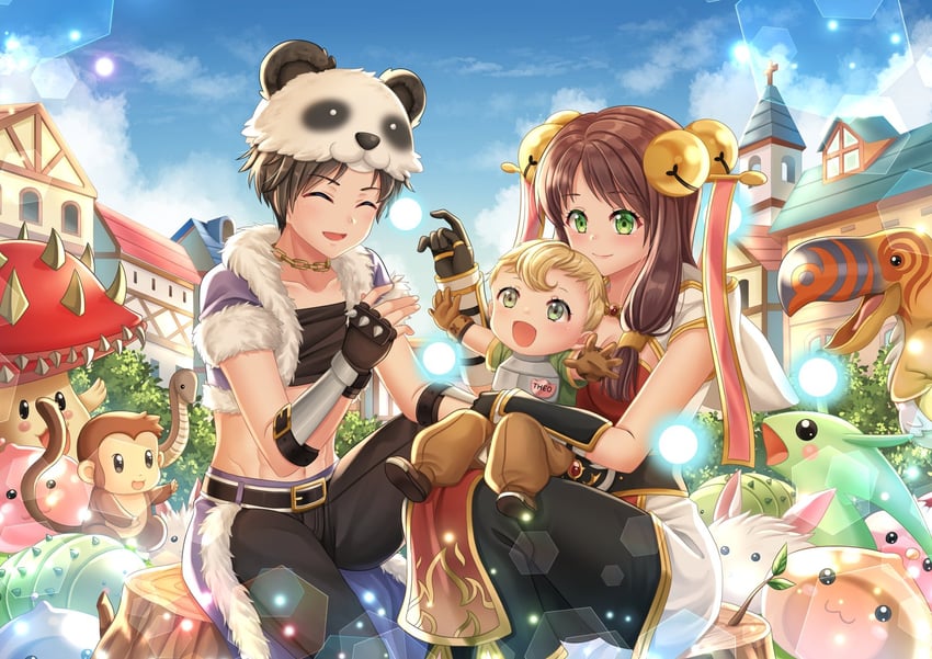 poring, stalker, champion, novice, peco peco, and 8 more (ragnarok online) drawn by villyane