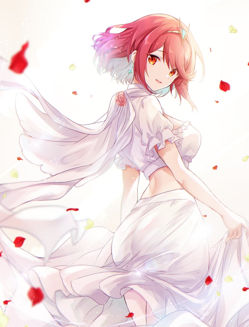 pyra (xenoblade chronicles and 1 more) drawn by ui_frara