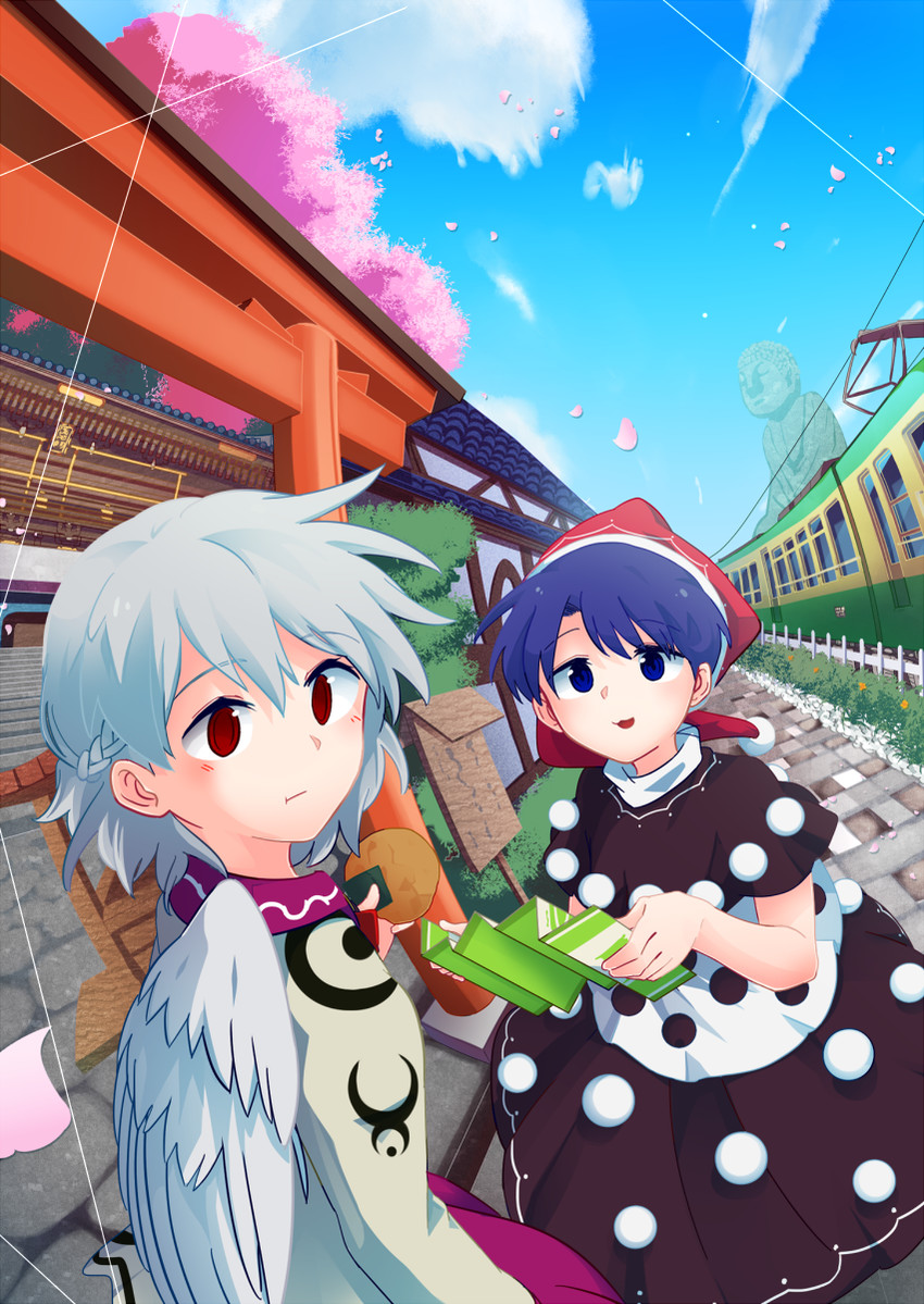 kishin sagume, doremy sweet, and buddha (touhou) drawn by shikushiku_(amamori_weekly)