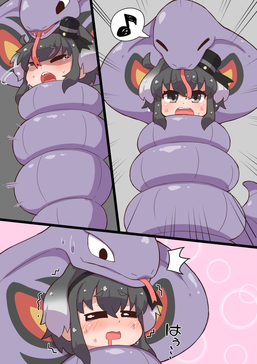 tokitsukaze and arbok (kantai collection and 1 more) drawn by micelle_kaimen