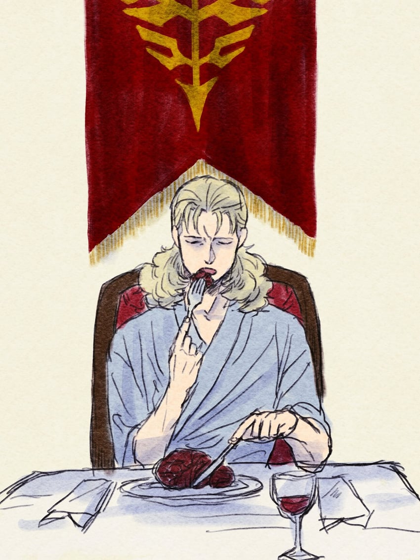 full frontal (gundam and 1 more) drawn by notesaihahi