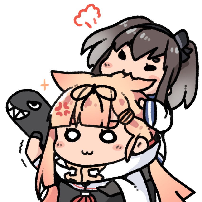 yuudachi, yuudachi kai ni, and tokitsukaze (kantai collection) drawn by dyson_(edaokunnsaikouya)