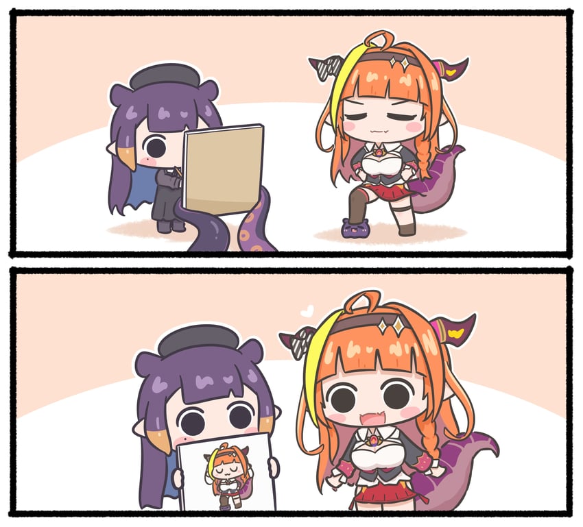 ninomae ina'nis, kiryu coco, and takodachi (hololive and 1 more) drawn by mpien