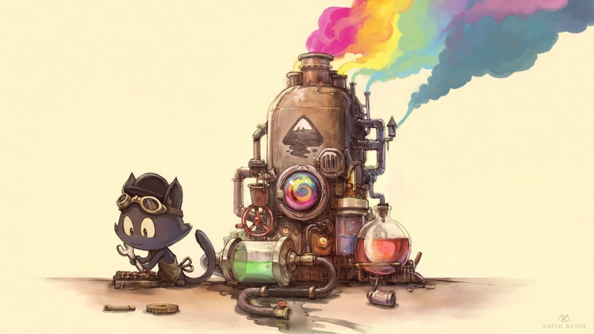 pepper&carrot and 1 more drawn by david_revoy
