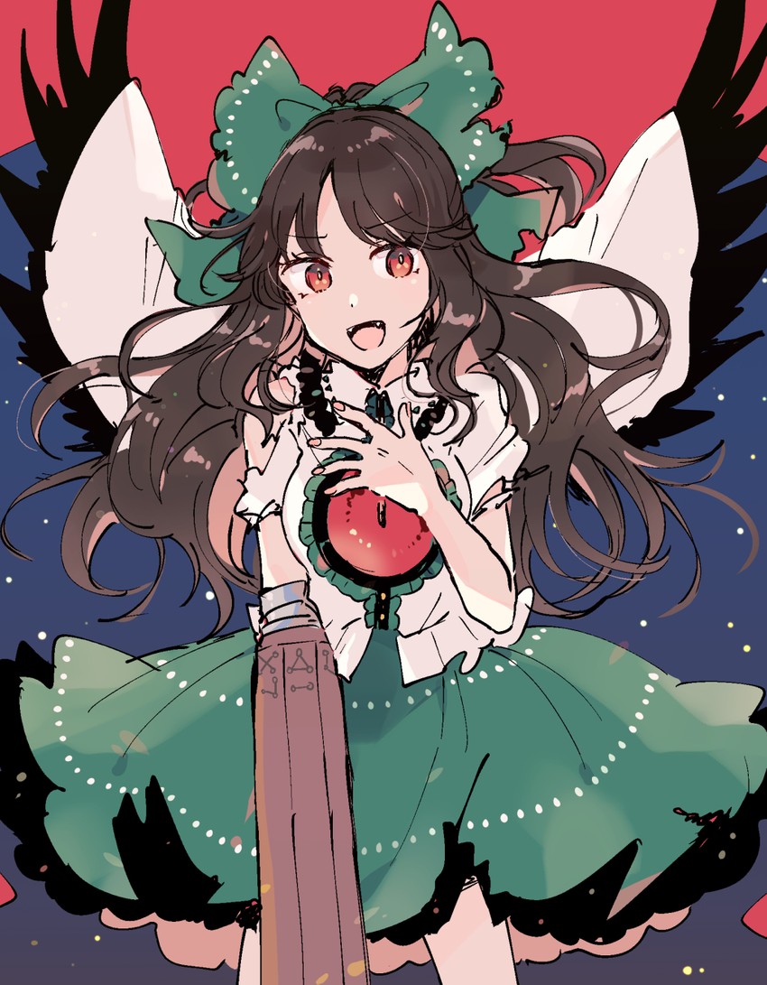 reiuji utsuho (touhou) drawn by mozukuzu_(manukedori)