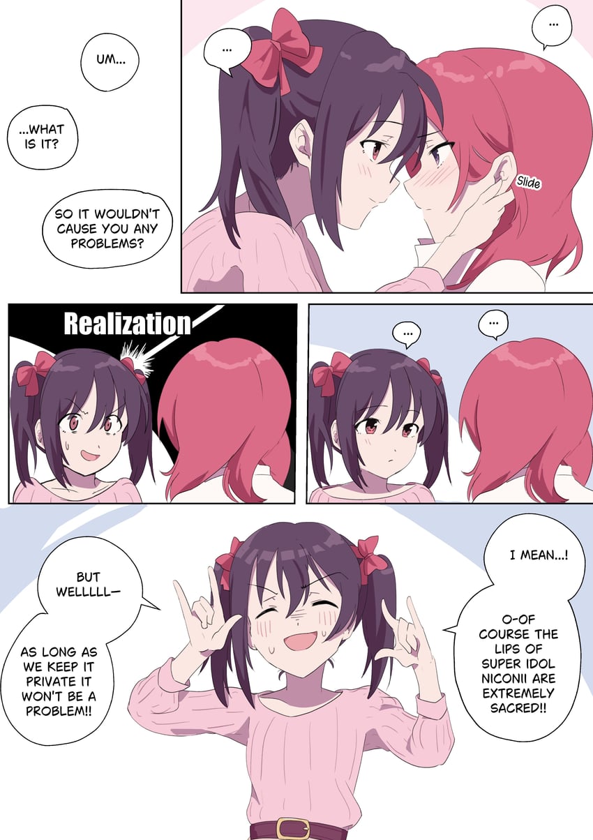 nishikino maki and yazawa nico (love live! and 1 more) drawn by kazzu120