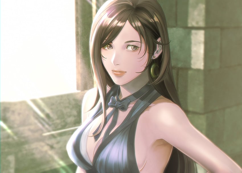 tifa lockhart (final fantasy and 2 more) drawn by iwon_215