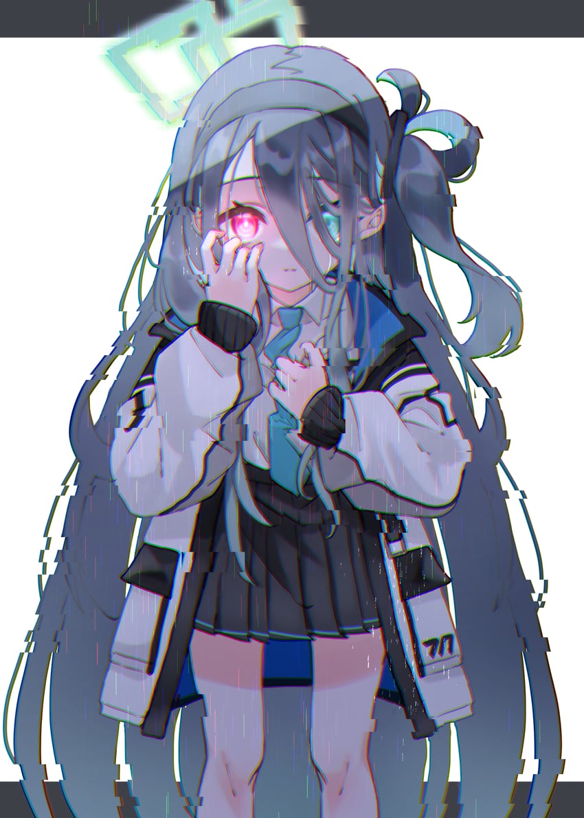 aris and kei (blue archive) drawn by sasami_(cho_ge_n_ki)